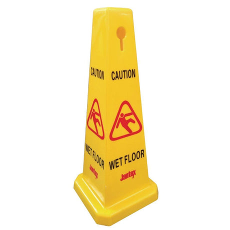 Jantex L483 Jantex Warning Cone - Caution Wet Floor - HospoStore