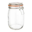 Vogue Clip Top Preserve Jars 1Ltr - HospoStore