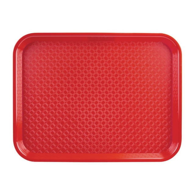 Kristallon Polypropylene Foodservice Tray 350 x 450mm Red - HospoStore