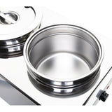 Apuro S077-A Apuro Bain Marie without Tap with Two Round Pots - HospoStore