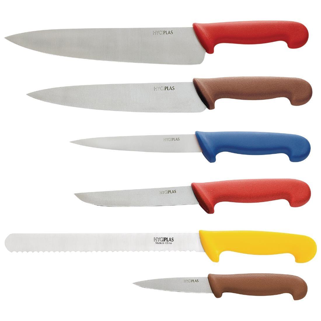 Hygiplas S088 Hygiplas Colour Coded Knife Set & Wallet - HospoStore