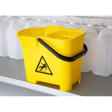 Jantex S223 Mop Bucket Complete Yellow - 3 parts - HospoStore