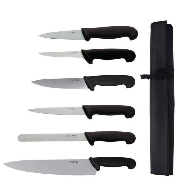 Hygiplas 7 Piece Knife Set - HospoStore