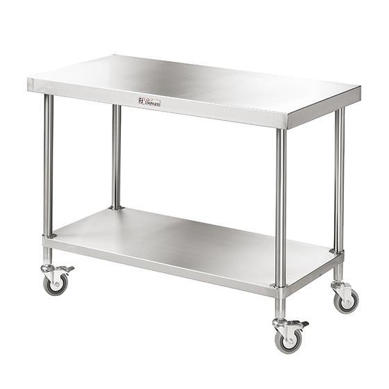 Simply Stainless SS03.0900 Mobile Work Bench 900mm wide - HospoStore