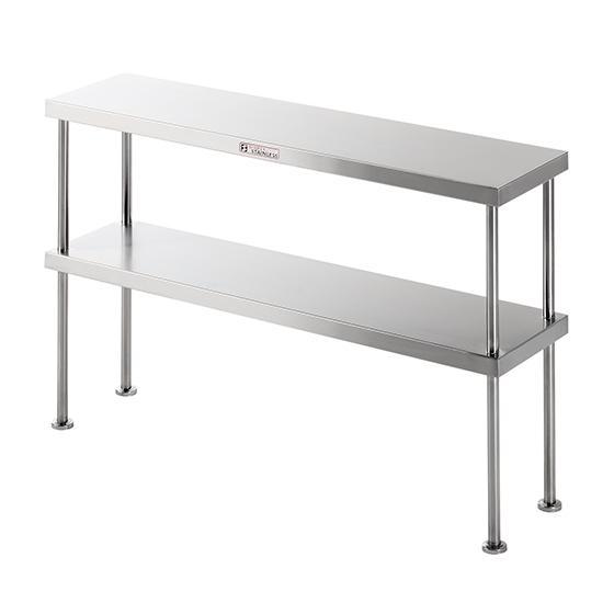 Simply Stainless SS13.1500 Double Bench Over Shelf 1500mm wide - HospoStore