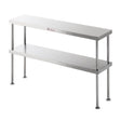 Simply Stainless SS13.2100 Double Bench Over Shelf 2100mm wide - HospoStore