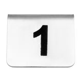 Table Numbers Set St/St - 1-10