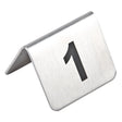 Olympia Stainless Steel Table Numbers 11-20 - HospoStore