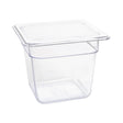 Vogue Clear Polycarbonate 1/6 Gastronorm Tray 150mm - HospoStore