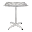Bolero Square Bistro Table Stainless Steel 600mm - HospoStore