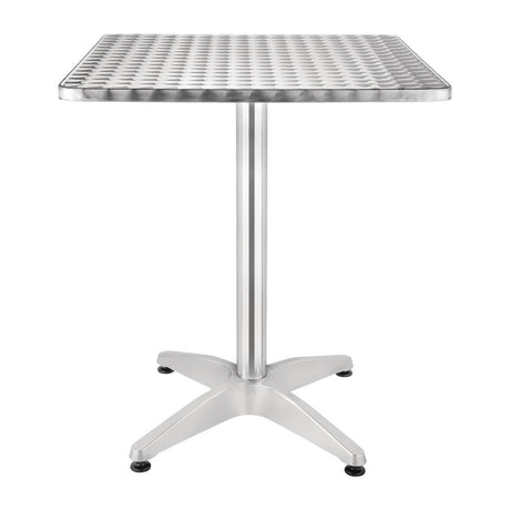 Bolero U427 Bolero Square Table with Curved Edge Heavy Duty Base Dia - 60x60x72cm - HospoStore