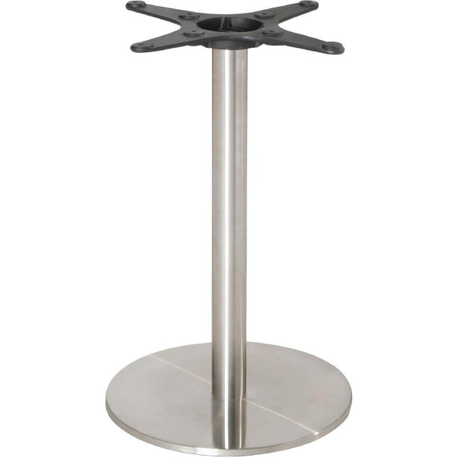 Bolero Stainless Steel Round Table Base - HospoStore